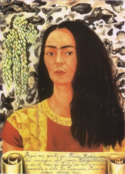 フリーダ・カーロ Painting - ゆるい髪の自画像フェミニズム フリーダ・カーロ